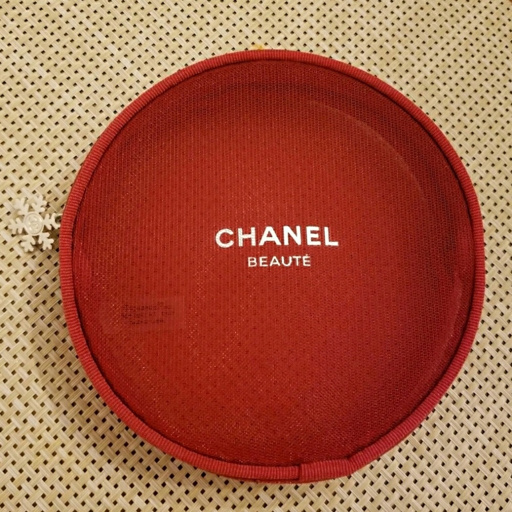 Chanel makeup bag